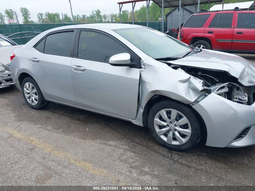 2016 Toyota Corolla Le VIN: 2T1BURHE5GC706642 Lot: 39231001
