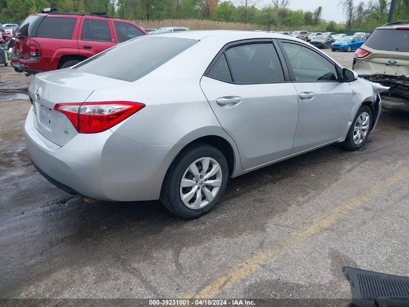 2016 Toyota Corolla Le VIN: 2T1BURHE5GC706642 Lot: 39231001