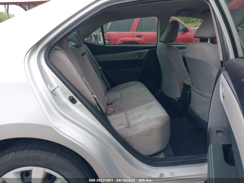 2016 Toyota Corolla Le VIN: 2T1BURHE5GC706642 Lot: 39231001