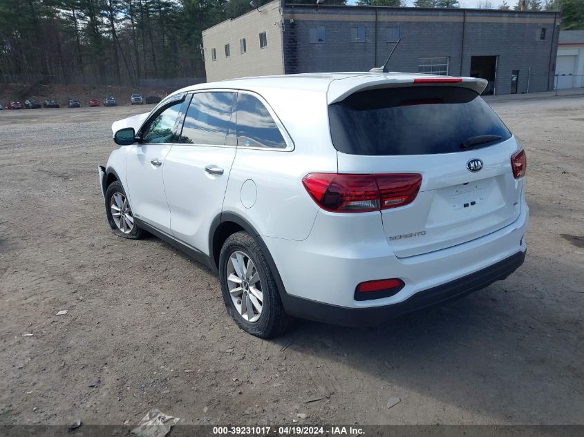 2019 Kia Sorento 2.4L Lx VIN: 5XYPGDA32KG460008 Lot: 39231017