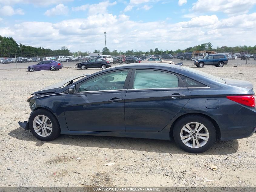 2014 Hyundai Sonata Gls VIN: 5NPEB4AC2EH885375 Lot: 39257000