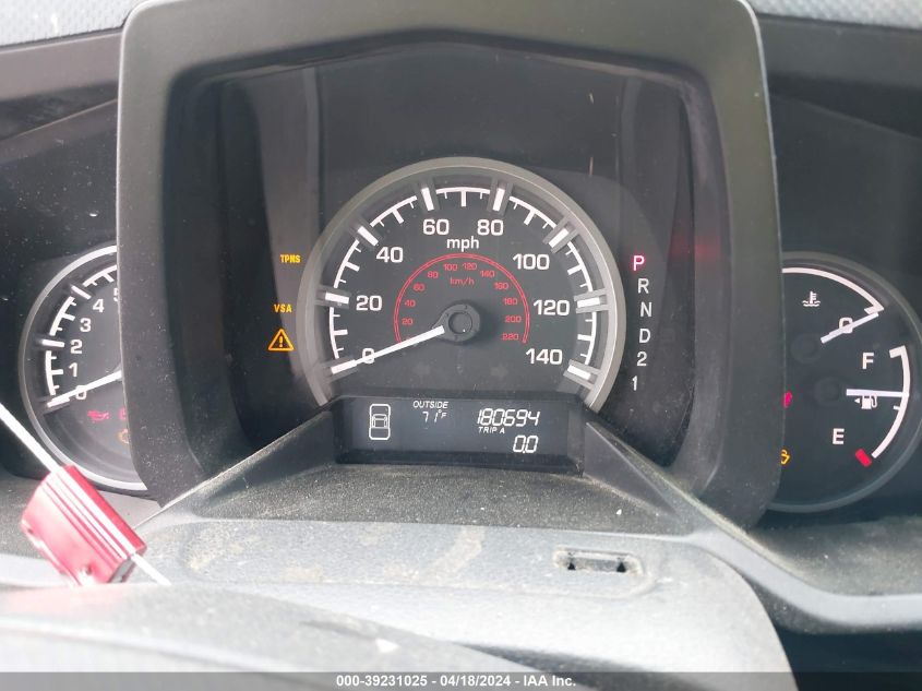 2009 Honda Ridgeline Rtl VIN: 5FPYK16529B106249 Lot: 39231025