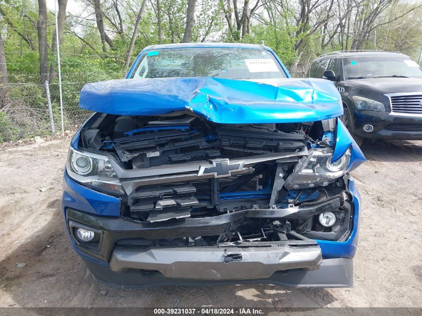 2021 Chevrolet Colorado 4Wd Long Box Z71 VIN: 1GCGTDENXM1185577 Lot: 39231037