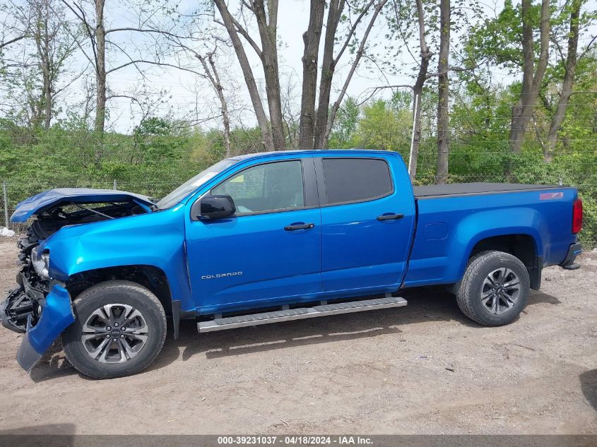 2021 Chevrolet Colorado 4Wd Long Box Z71 VIN: 1GCGTDENXM1185577 Lot: 39231037