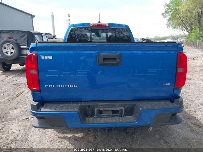 2021 Chevrolet Colorado 4Wd Long Box Z71 VIN: 1GCGTDENXM1185577 Lot: 39231037