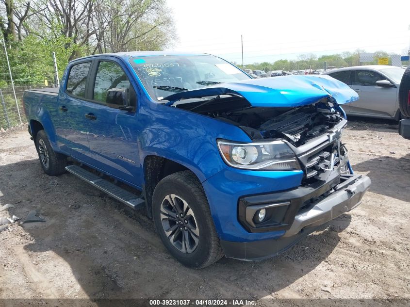 2021 Chevrolet Colorado 4Wd Long Box Z71 VIN: 1GCGTDENXM1185577 Lot: 39231037