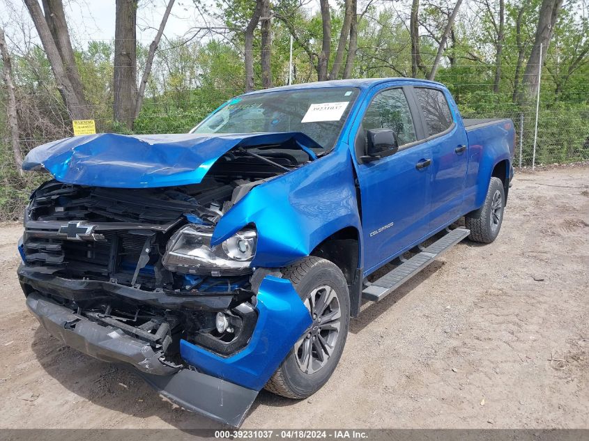 2021 Chevrolet Colorado 4Wd Long Box Z71 VIN: 1GCGTDENXM1185577 Lot: 39231037