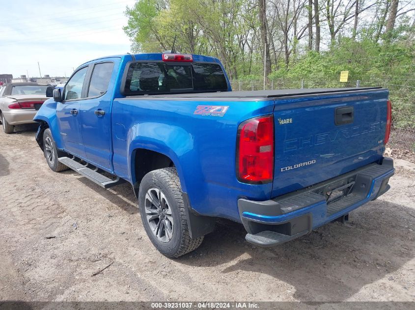 2021 Chevrolet Colorado 4Wd Long Box Z71 VIN: 1GCGTDENXM1185577 Lot: 39231037