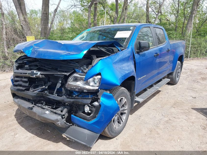2021 Chevrolet Colorado 4Wd Long Box Z71 VIN: 1GCGTDENXM1185577 Lot: 39231037