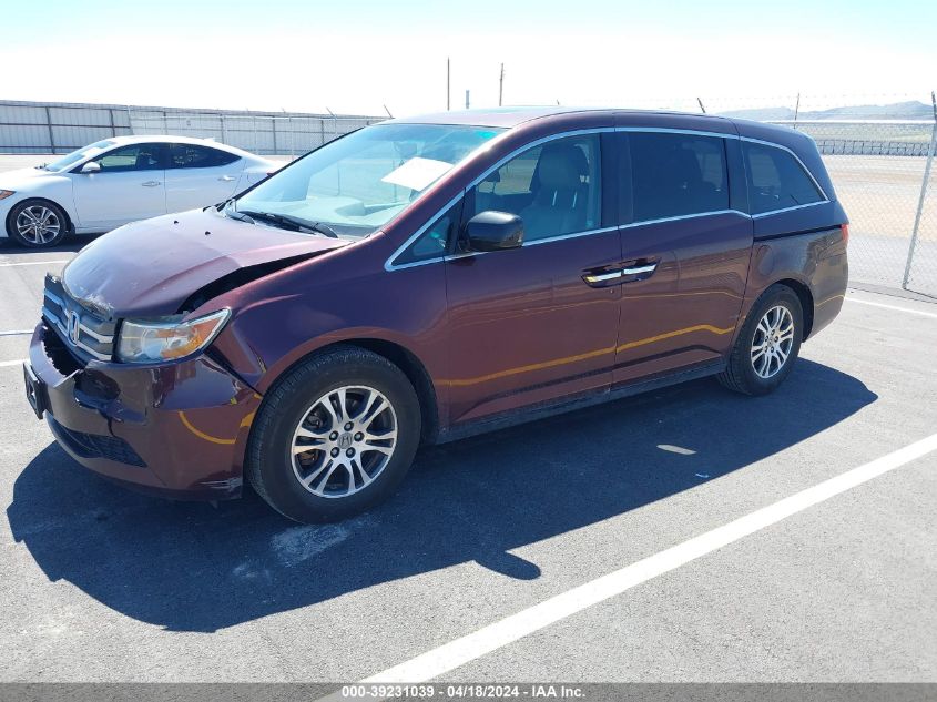 2012 Honda Odyssey Ex-L VIN: 5FNRL5H6XCB055596 Lot: 39231039