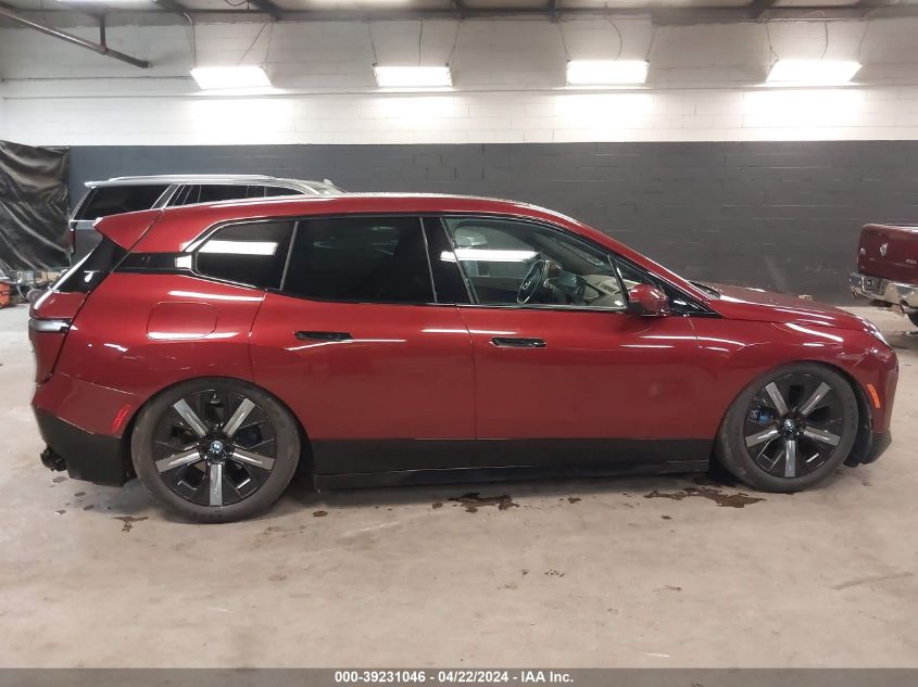 2023 BMW Ix xDrive50 VIN: WB523CF06PCM29625 Lot: 39231046