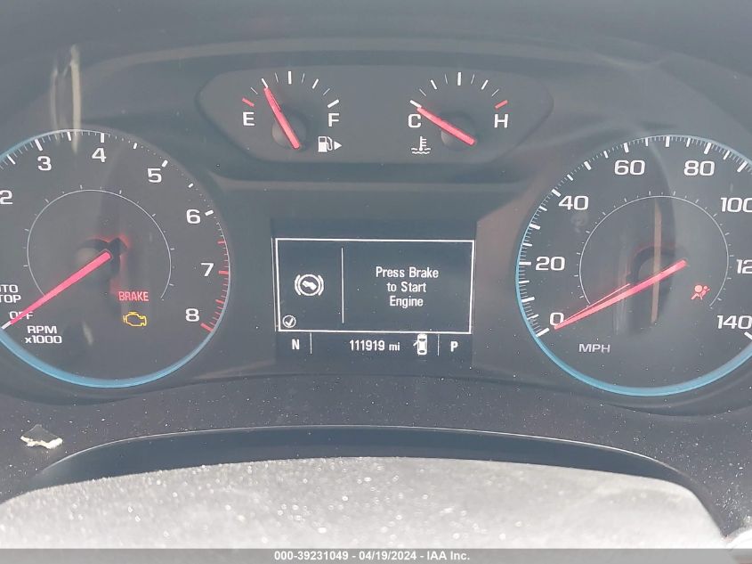 2019 Chevrolet Malibu Lt VIN: 1G1ZD5ST1KF110967 Lot: 39231049