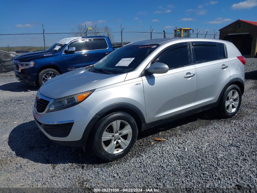 2012 Kia Sportage Lx VIN: KNDPBCA27C7218698 Lot: 39231050