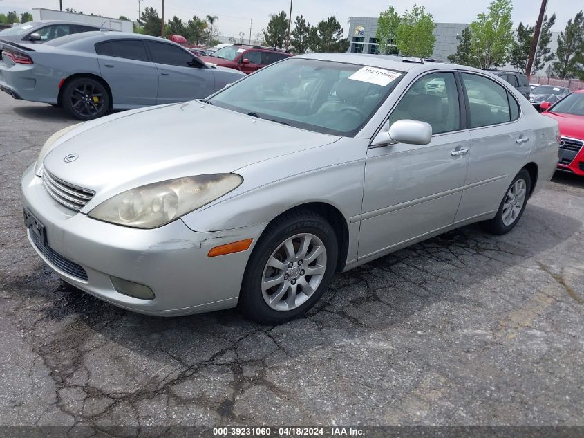 2004 Lexus Es 330 VIN: JTHBA30G840016228 Lot: 39231060