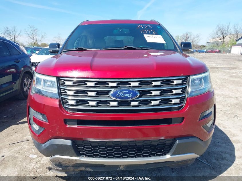 2017 Ford Explorer Xlt VIN: 1FM5K8D88HGB44523 Lot: 39258598