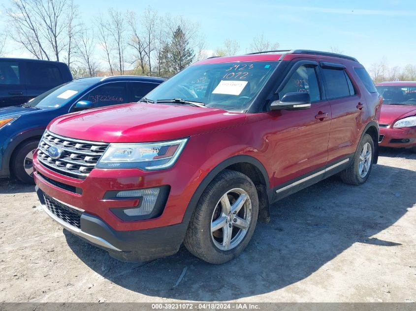 2017 Ford Explorer Xlt VIN: 1FM5K8D88HGB44523 Lot: 39258598