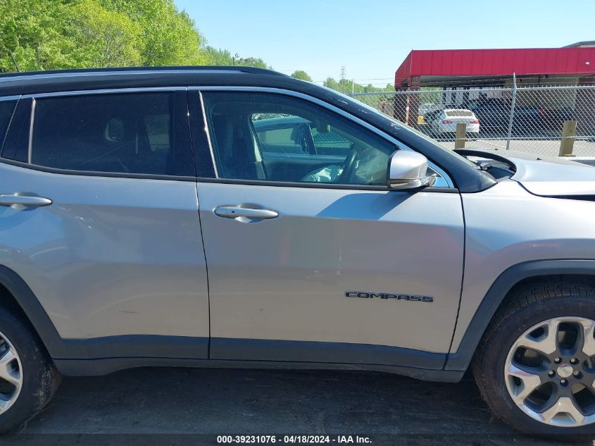 2018 Jeep Compass Limited 4X4 VIN: 3C4NJDCB4JT222486 Lot: 39231076