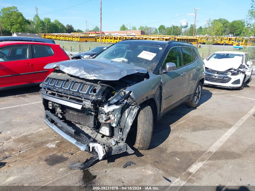 2018 Jeep Compass Limited 4X4 VIN: 3C4NJDCB4JT222486 Lot: 39231076