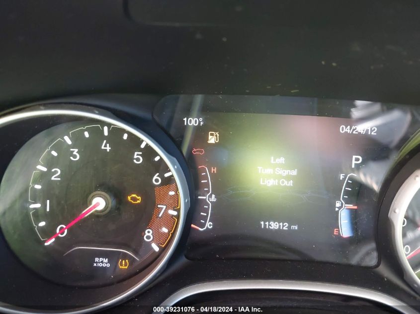 2018 Jeep Compass Limited 4X4 VIN: 3C4NJDCB4JT222486 Lot: 39231076