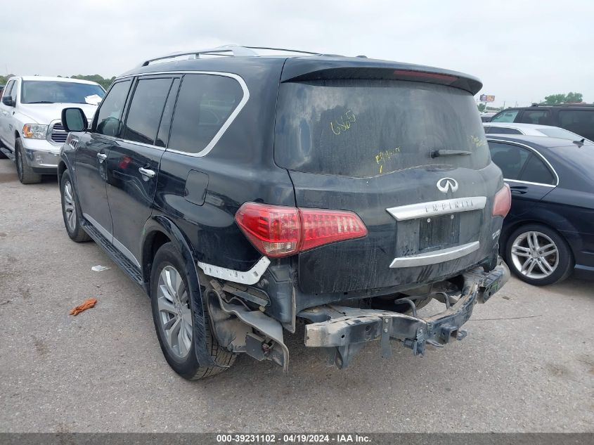 2016 Infiniti Qx80 VIN: JN8AZ2ND8G9800198 Lot: 39231102