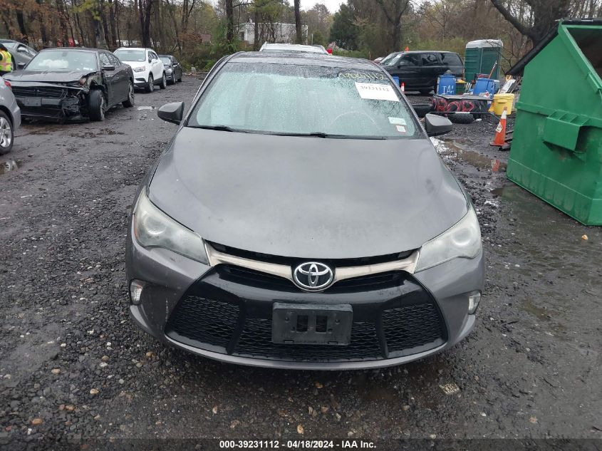 2016 Toyota Camry Se VIN: 4T1BF1FK9GU125308 Lot: 39258829