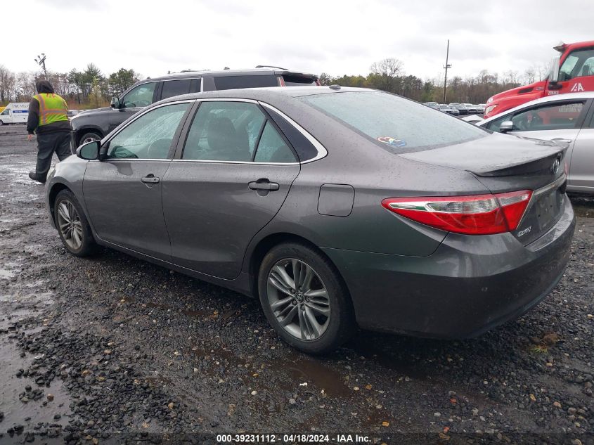 2016 Toyota Camry Se VIN: 4T1BF1FK9GU125308 Lot: 39231112