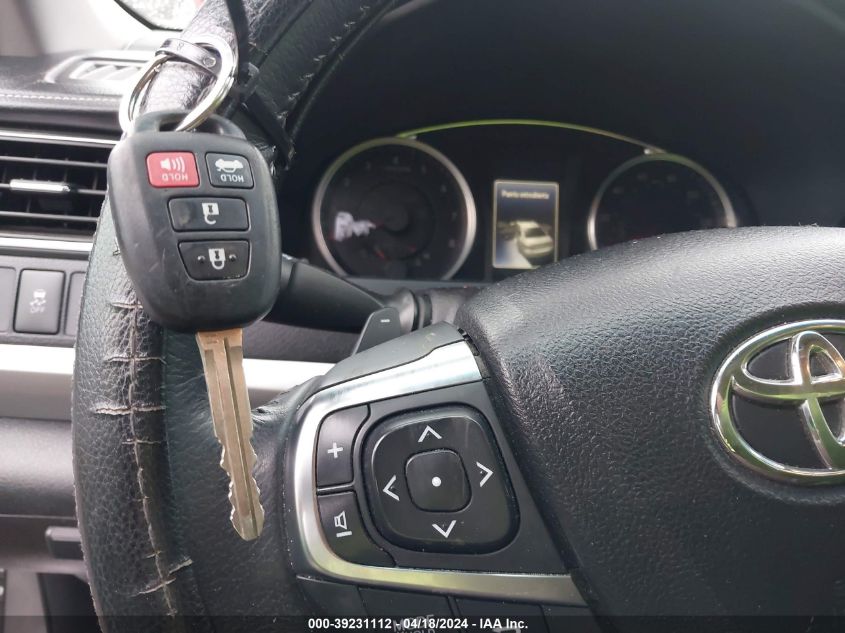 2016 Toyota Camry Se VIN: 4T1BF1FK9GU125308 Lot: 39231112