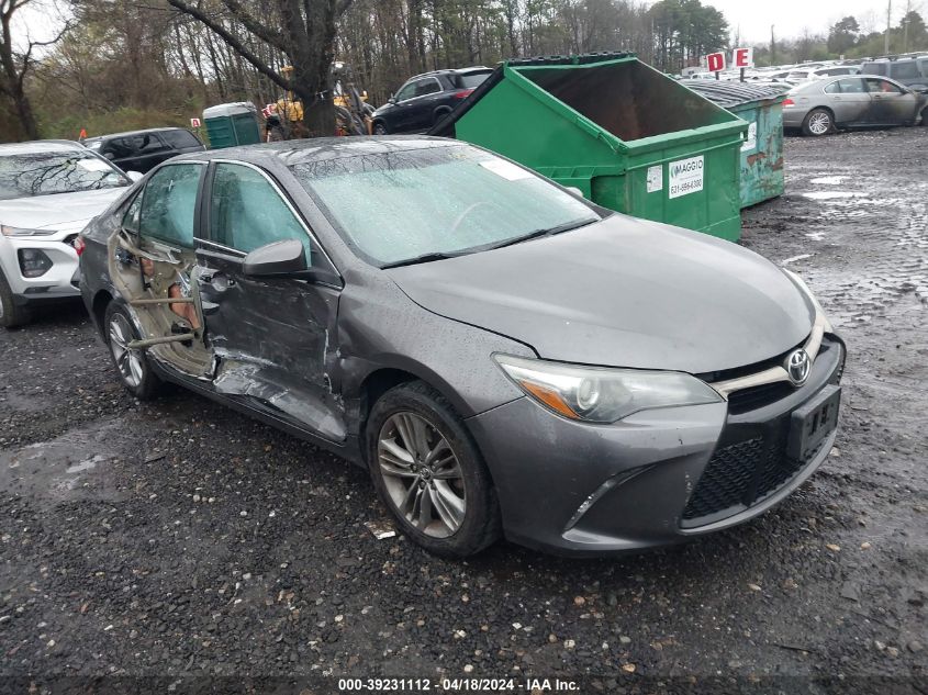 2016 Toyota Camry Se VIN: 4T1BF1FK9GU125308 Lot: 39231112