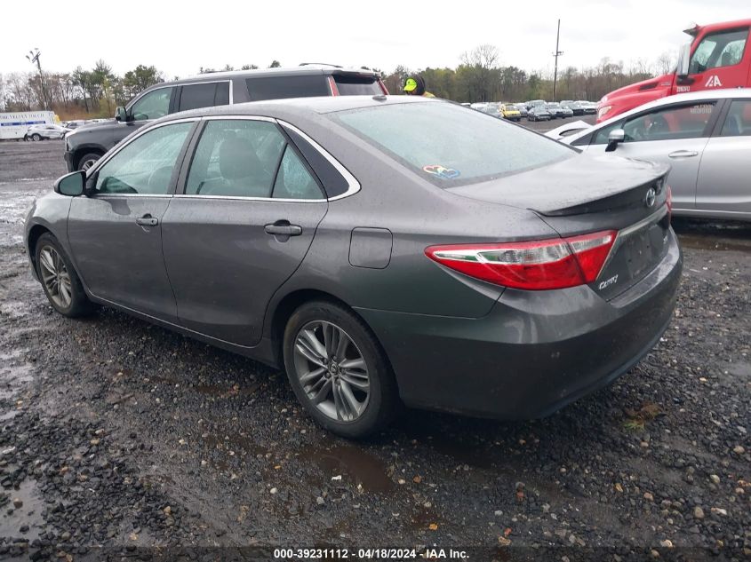 2016 Toyota Camry Se VIN: 4T1BF1FK9GU125308 Lot: 39231112