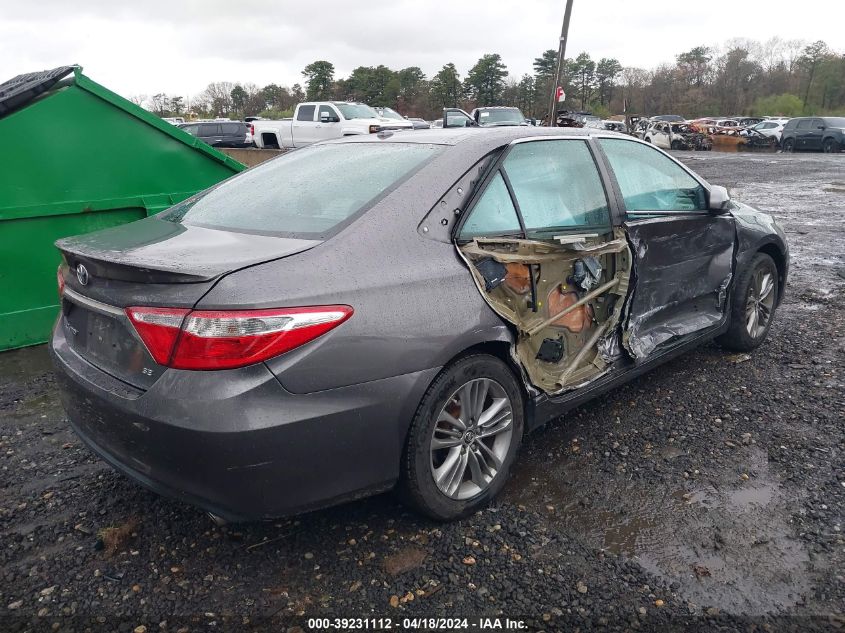 2016 Toyota Camry Se VIN: 4T1BF1FK9GU125308 Lot: 39231112