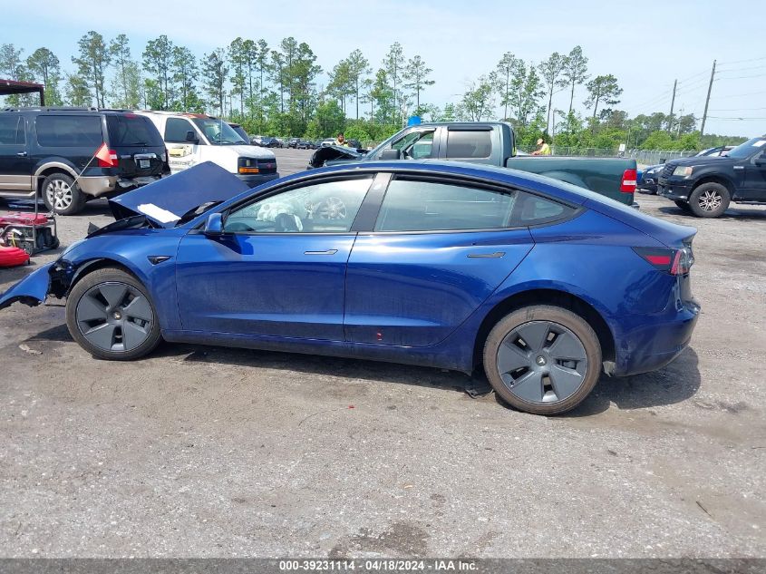 2023 Tesla Model 3 Rear-Wheel Drive VIN: 5YJ3E1EA5PF457422 Lot: 20155261