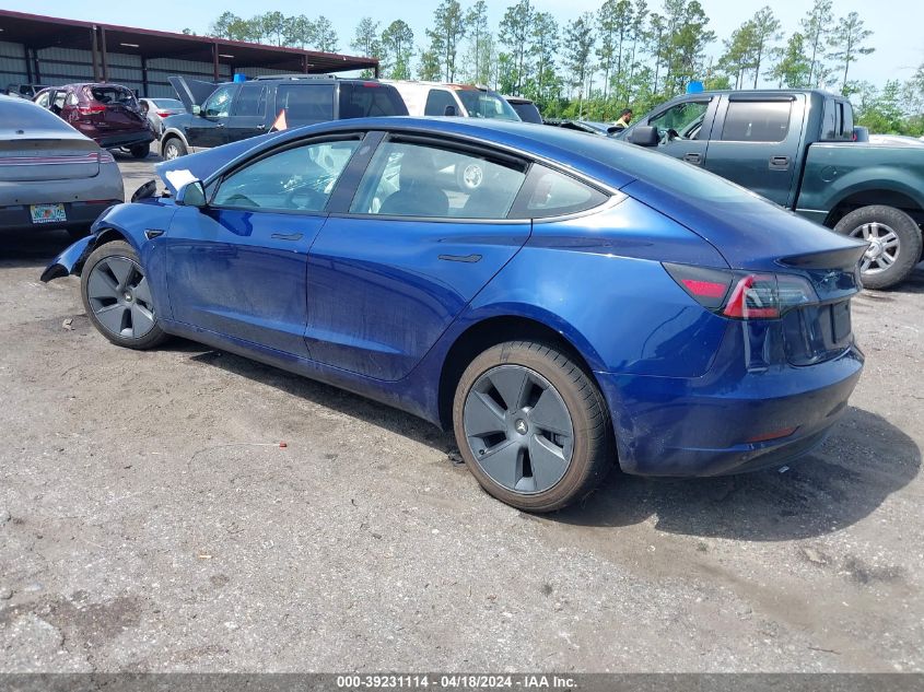 2023 Tesla Model 3 Rear-Wheel Drive VIN: 5YJ3E1EA5PF457422 Lot: 20155261