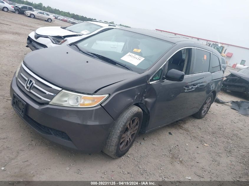 2012 Honda Odyssey Ex-L VIN: 5FNRL5H61CB064154 Lot: 39231125