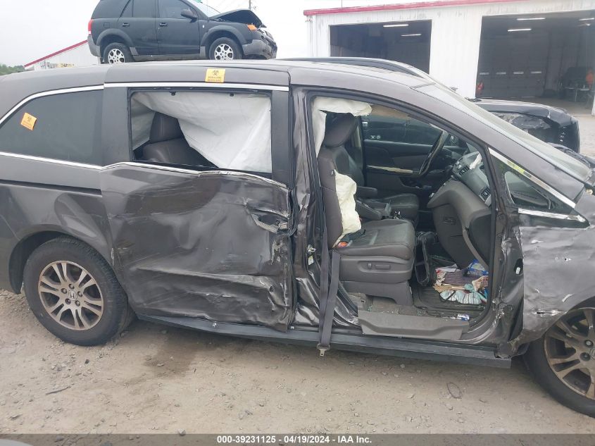 2012 Honda Odyssey Ex-L VIN: 5FNRL5H61CB064154 Lot: 39231125