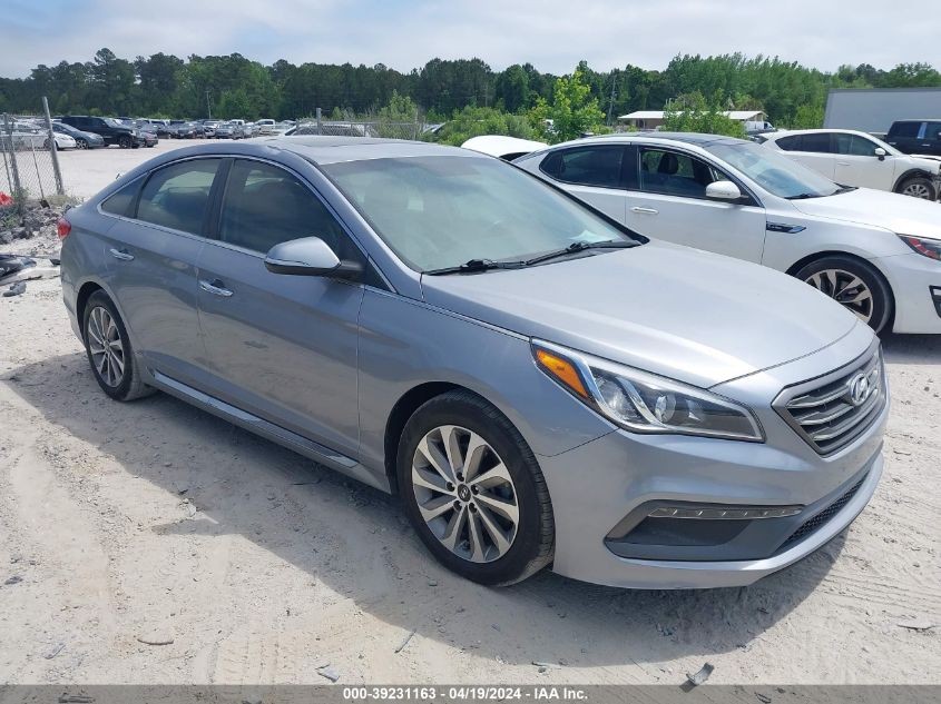 2017 Hyundai Sonata Sport VIN: 5NPE34AF8HH525183 Lot: 39231163