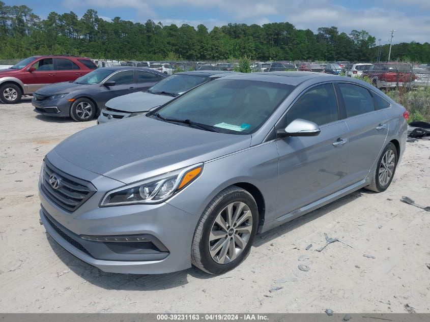 2017 Hyundai Sonata Sport VIN: 5NPE34AF8HH525183 Lot: 39231163
