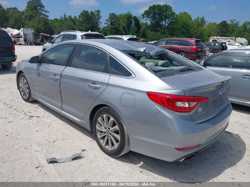 2017 Hyundai Sonata Sport VIN: 5NPE34AF8HH525183 Lot: 39231163