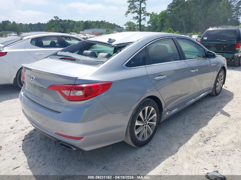 2017 Hyundai Sonata Sport VIN: 5NPE34AF8HH525183 Lot: 39231163
