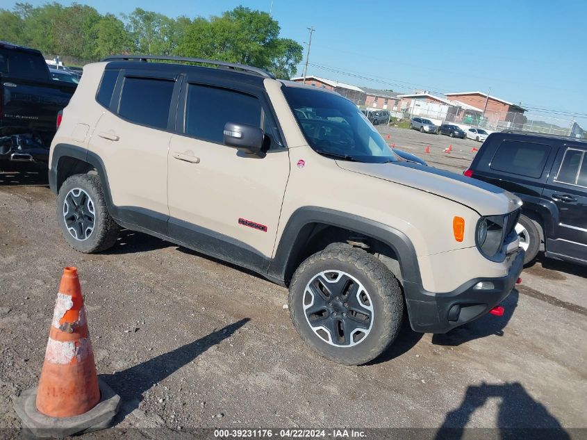 2015 Jeep Renegade Trailhawk VIN: ZACCJBCT9FPC34958 Lot: 39231176