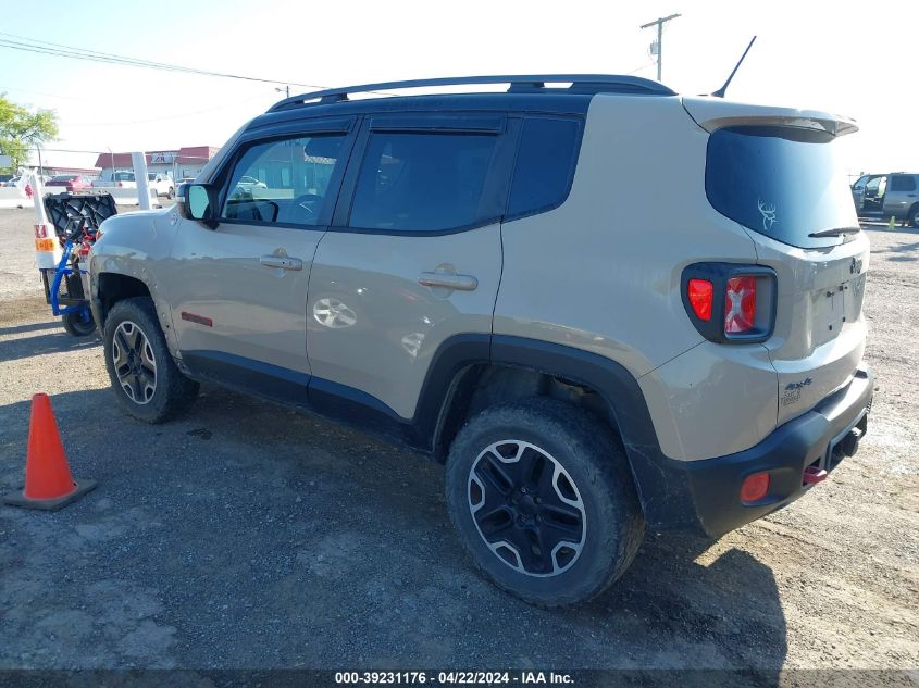 2015 Jeep Renegade Trailhawk VIN: ZACCJBCT9FPC34958 Lot: 39231176