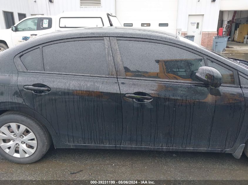 2012 Honda Civic Lx VIN: 2HGFB2F56CH563493 Lot: 39231199