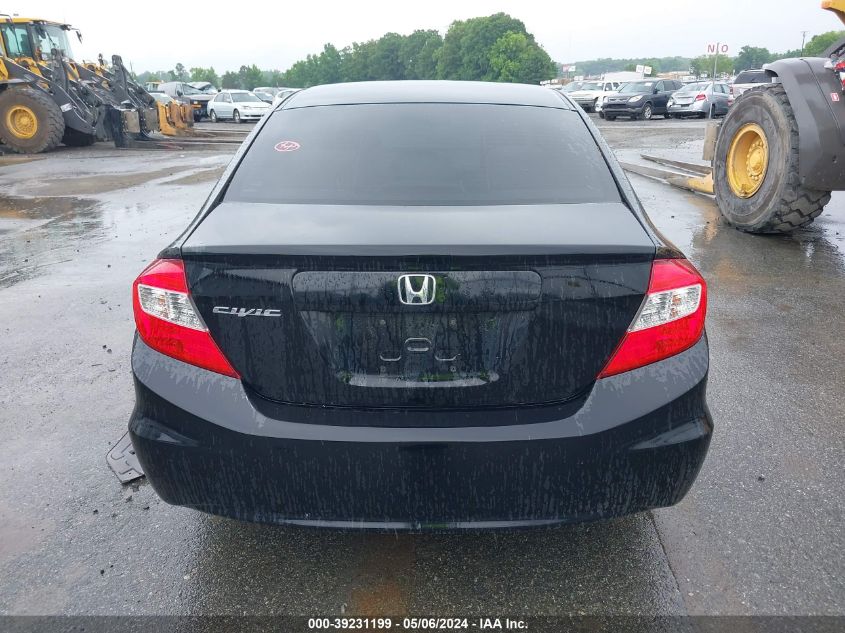 2012 Honda Civic Lx VIN: 2HGFB2F56CH563493 Lot: 46472494