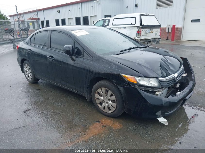 2012 Honda Civic Lx VIN: 2HGFB2F56CH563493 Lot: 46472494