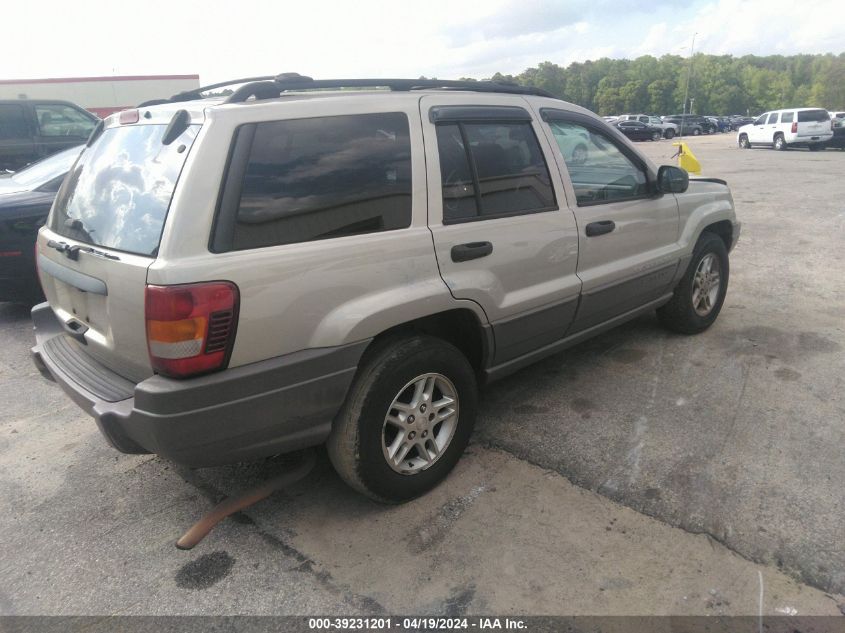 2003 Jeep Grand Cherokee Laredo VIN: 1J4GX48S03C588597 Lot: 39231201