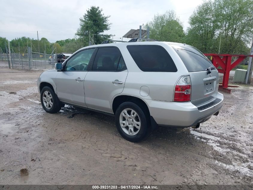 2006 Acura Mdx VIN: 2HNYD18666H535189 Lot: 39231203