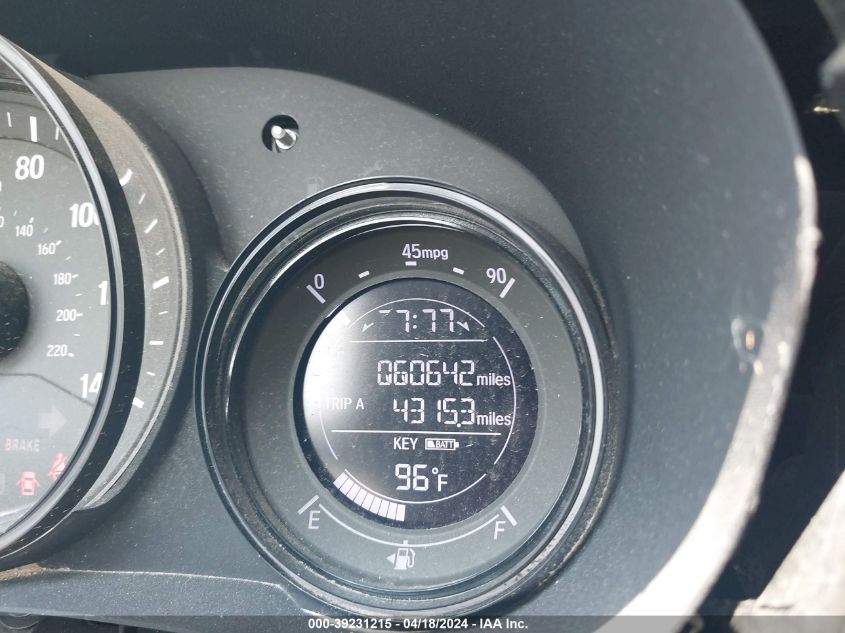 2018 Honda Hr-V Ex VIN: 3CZRU5H55JM723585 Lot: 39231215