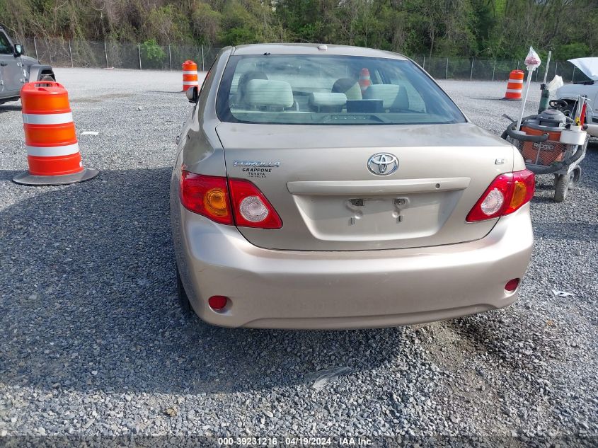 2010 Toyota Corolla Le VIN: 1NXBU4EE2AZ289560 Lot: 39231216