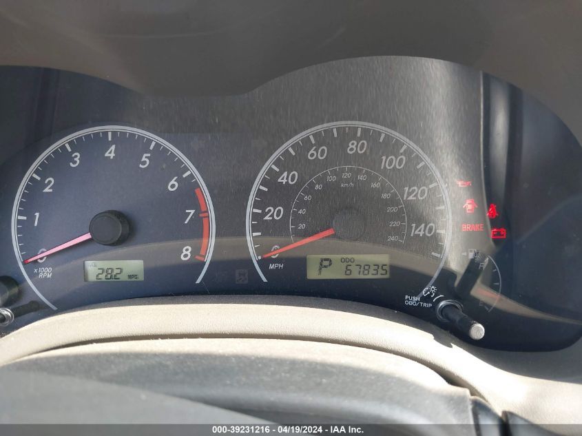 2010 Toyota Corolla Le VIN: 1NXBU4EE2AZ289560 Lot: 39231216