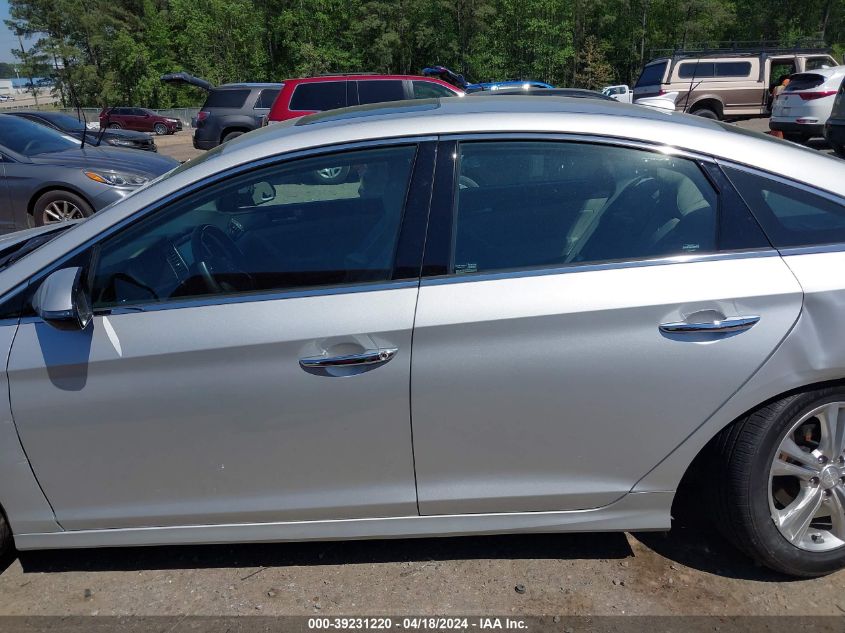 2018 Hyundai Sonata Limited VIN: 5NPE34AFXJH677391 Lot: 39231220