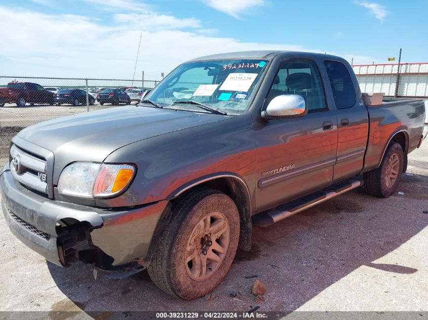 2003 Toyota Tundra Sr5 V8 VIN: 5TBRT341X3S412584 Lot: 20154957